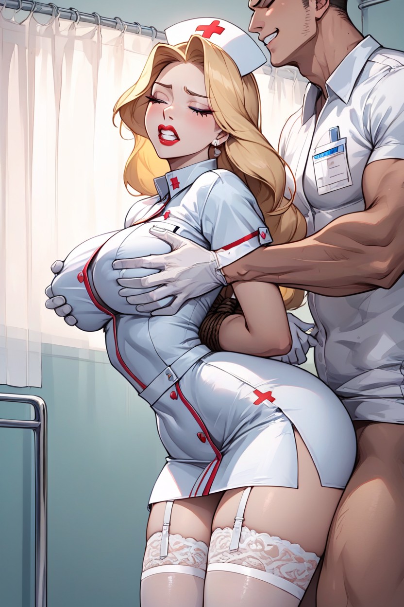 Blue Eyes, Tight Waist, Sexy Body Hentai AI Porn