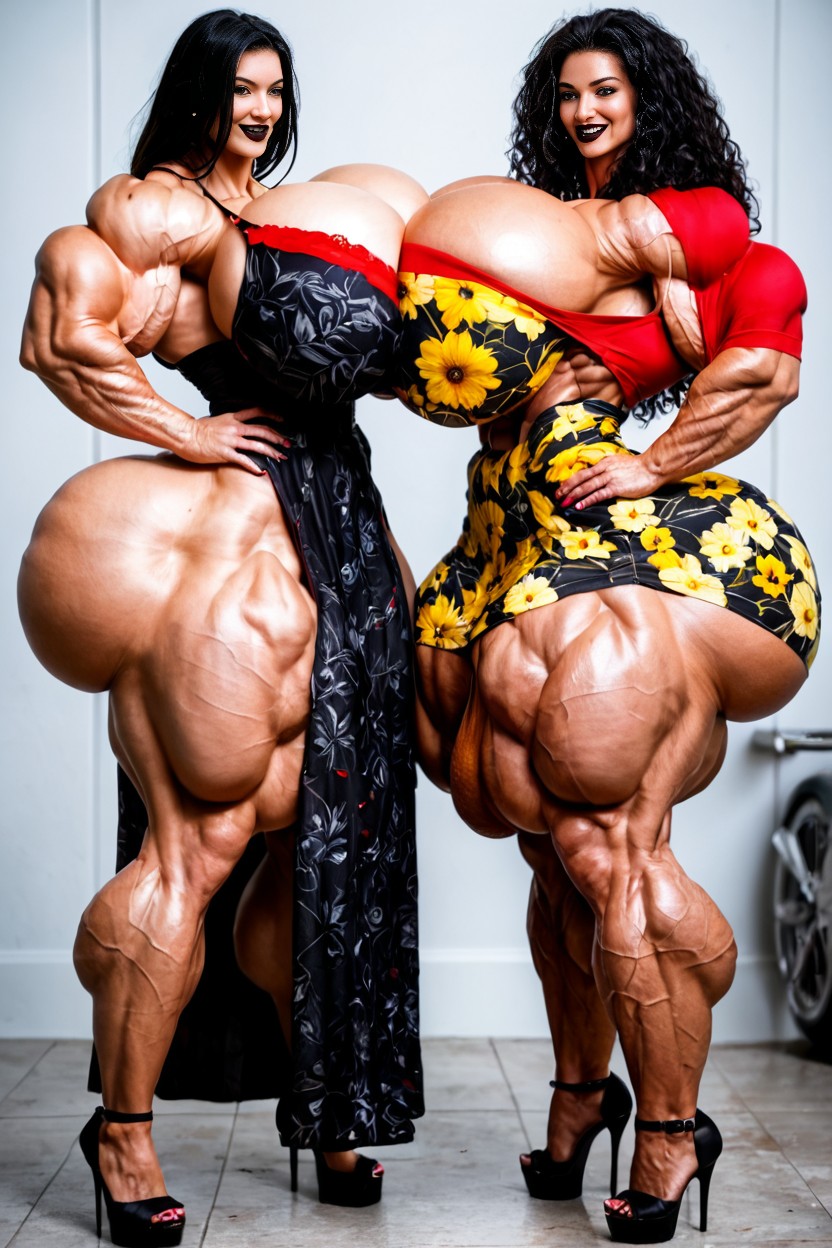 Extremely Large Breasts, Hyper Giantess Goddess, Extremely Tall AI Porn