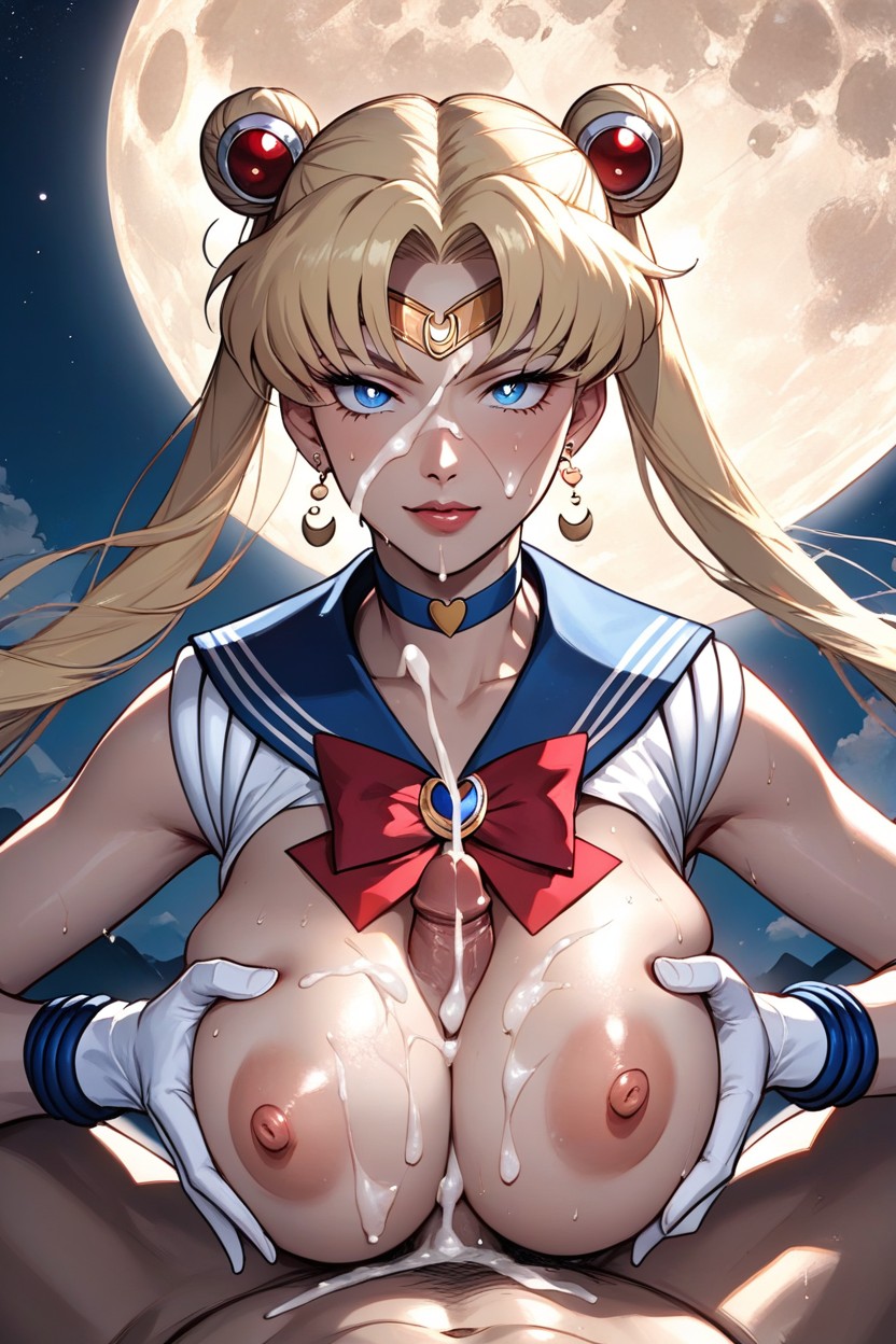 Blonde Hair, Top Quality, Fullmoon Hentai AI Porn