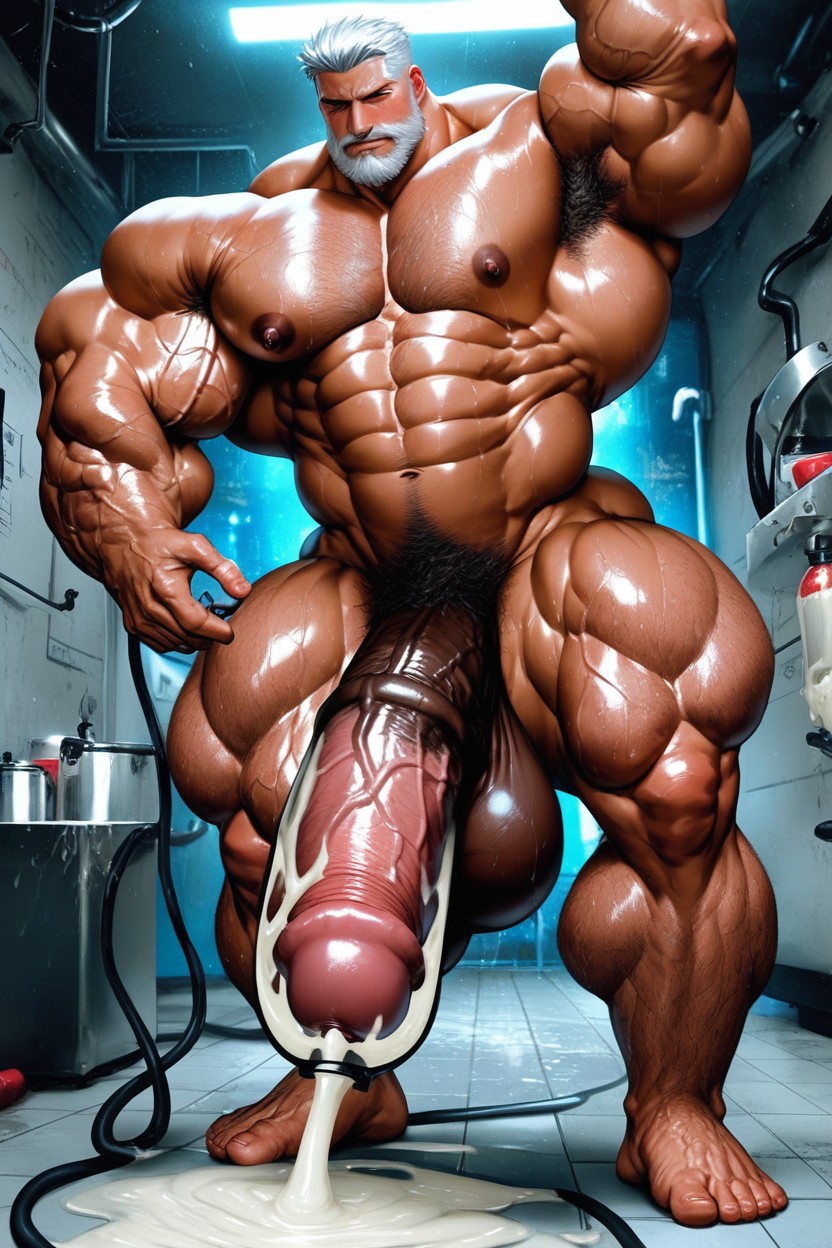 Users On Testicles, Massive Sperm Cells, Gigantic AI Gay Porn