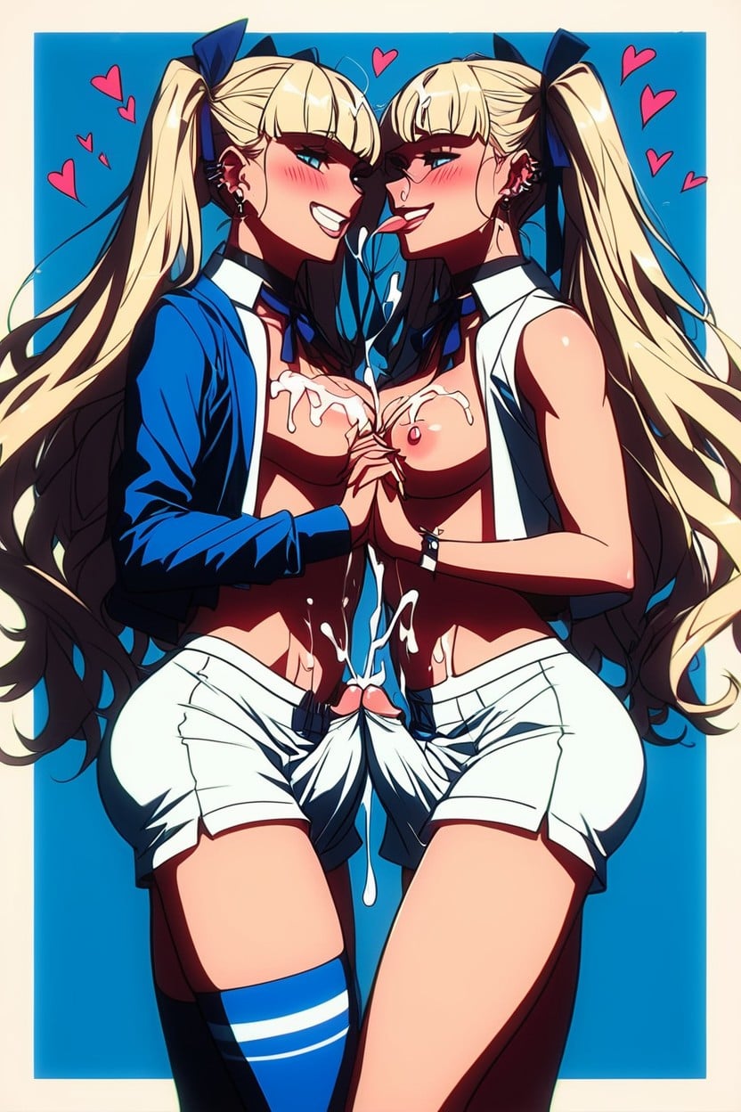 Standing, Hugging, Smile Hentai AI Porn