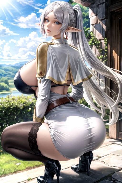 Beautiful Legs, Rear View, Very Detailedeyes And Face Hentai AI Porn