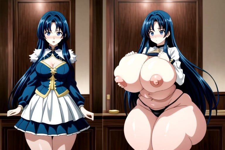 Extra Hyper Enlarging Weight Gain, Perfect Face, Ssbbw Hentai AI Porn