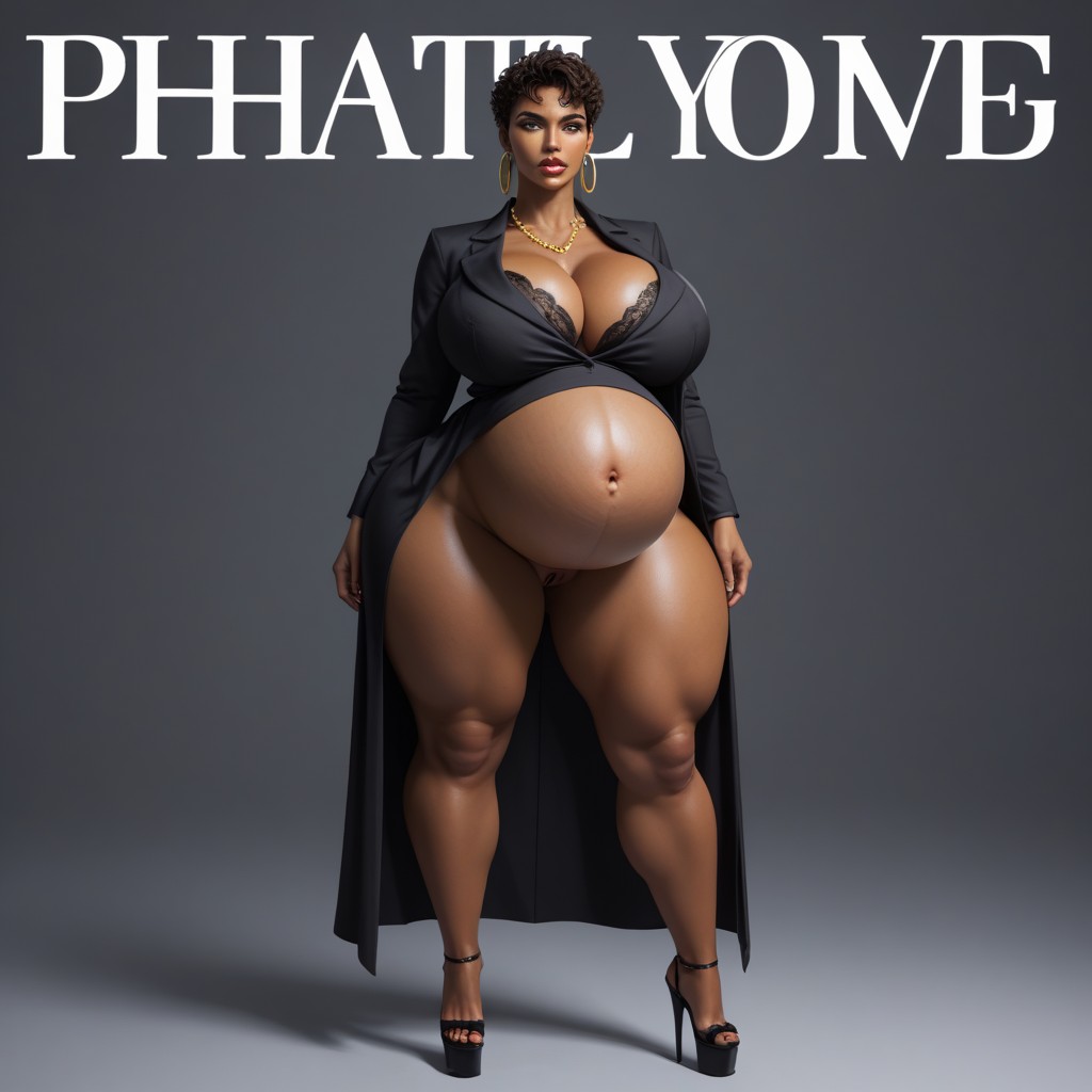 Soft Breast, Thick Thighs, Pregnant AI Porn