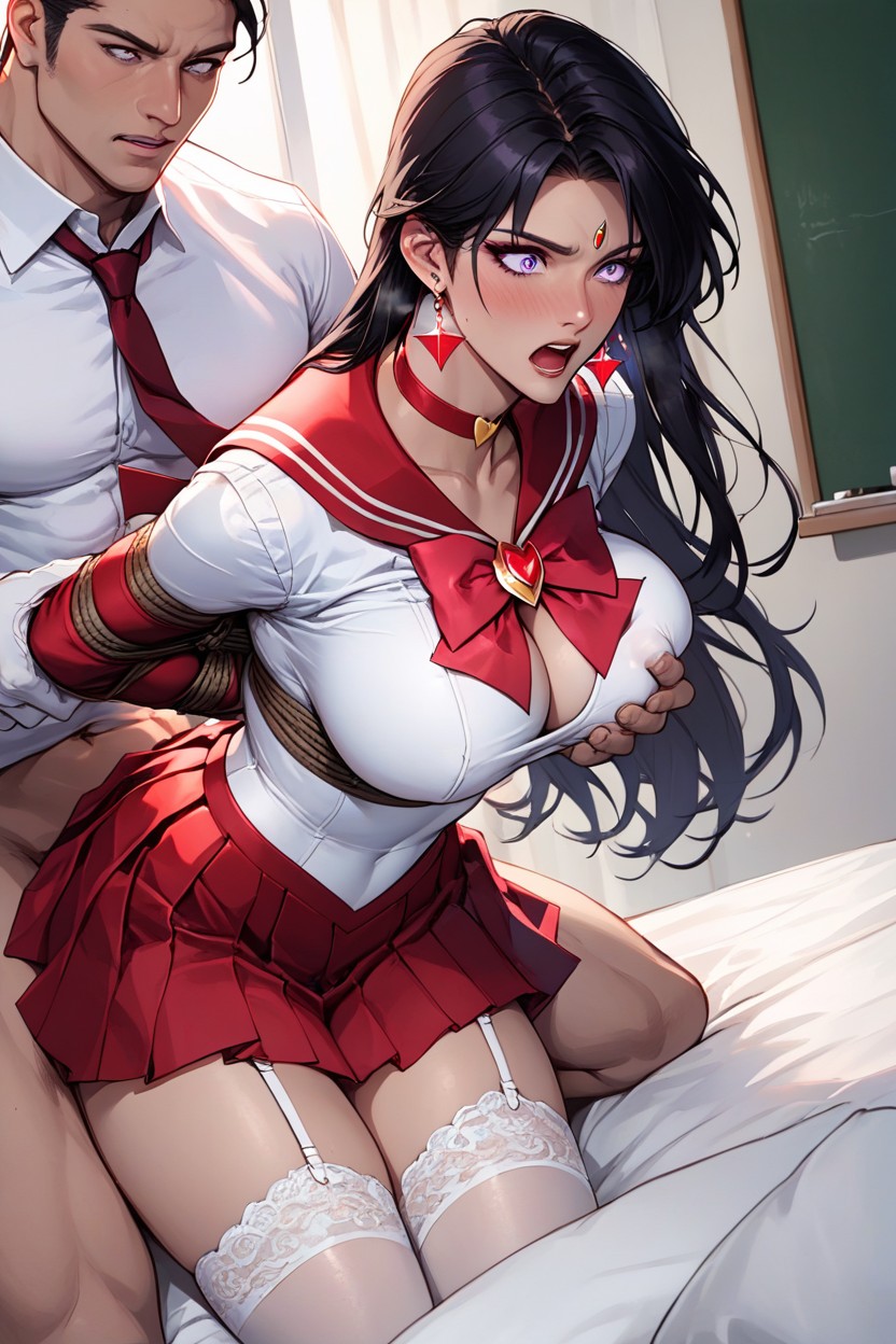 Earrings, Sexy Body, Wasp Waist Hentai AI Porn