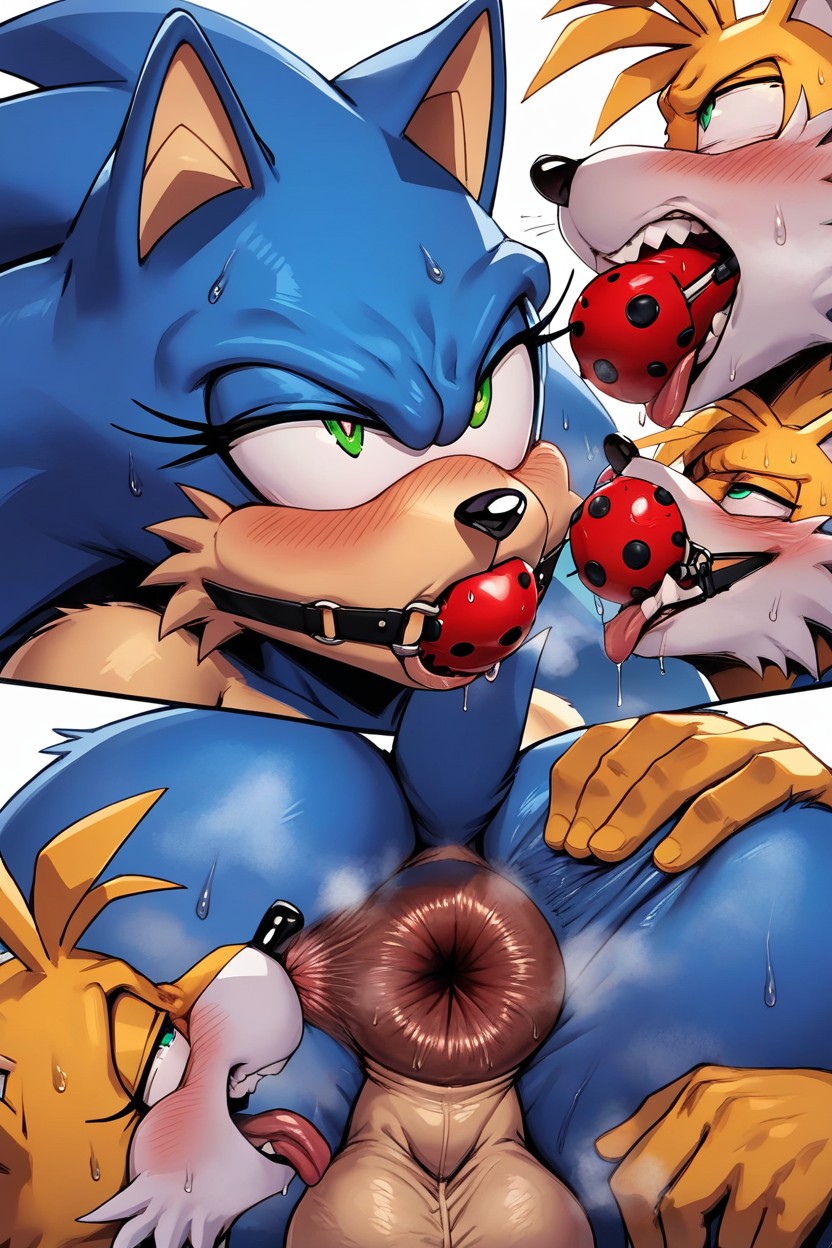 Stinky Asshole, Very Sweaty Asshole, Blue Sonic Furry AI Porn