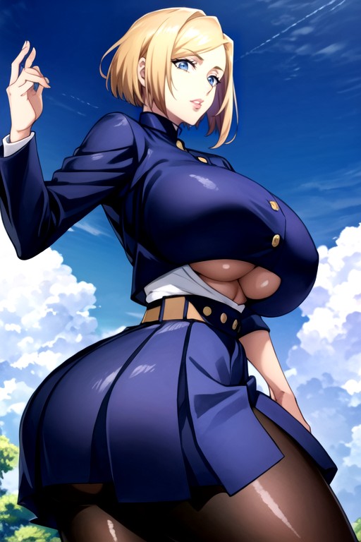 Wallpaper, Breast Bags, Focus On Big Butts Hentai AI Porn