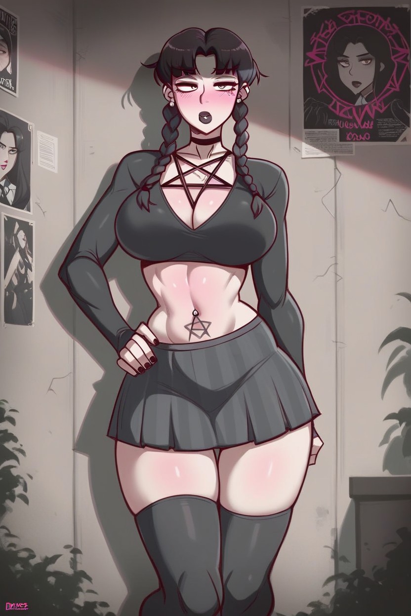 X, Fat Lips, Neon Lights Hentai AI Porn