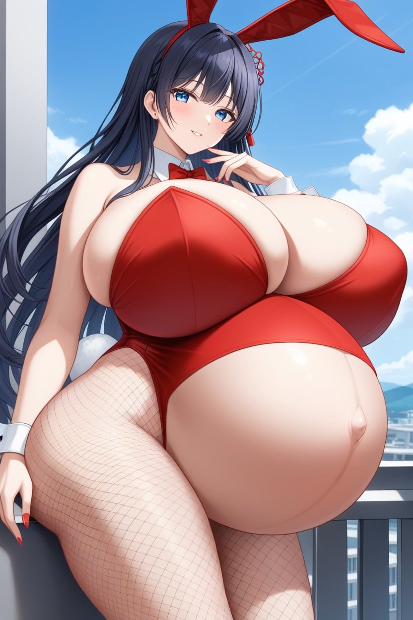 Hinata, Beauty Mark, Gigantic Breasts AI Porn
