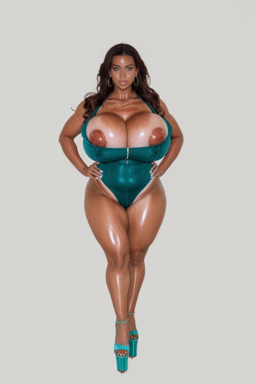 Gigantic Breasts, Massive Breasts, Dynamic Poses AI Porn