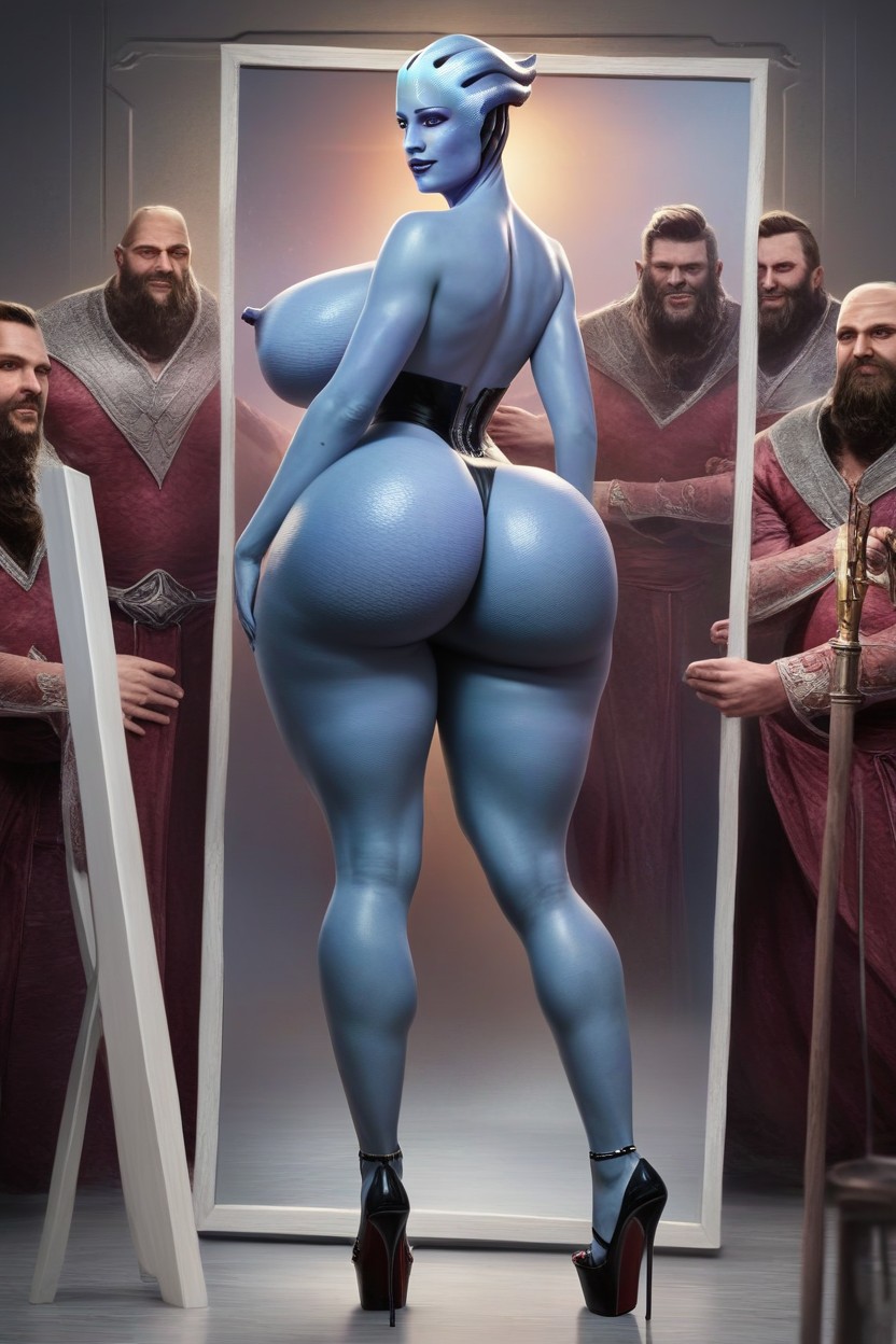 Waist, 50+, Huge Round Ass AI Porn