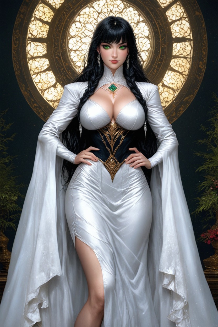 Green Eyes, Big Breasts, 18+ Hentai AI Porn