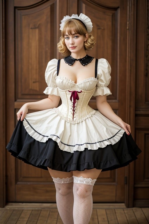 Cottage Core, Blonde Hair, Moulin Rouge AI Porn