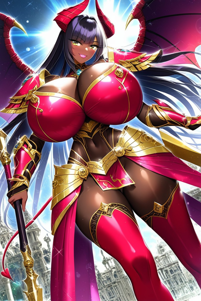 Waist Shot, Aztec Armor, Gold Shoulder Armor With Jade Trim Hentai AI Porn