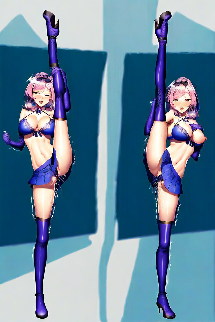 From Below Underneath Views, Multiple Angles, Trembling Hentai AI Porn