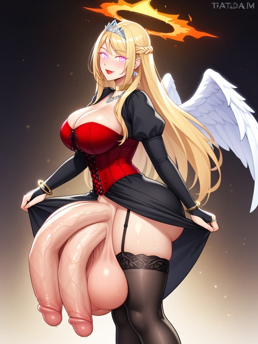 Big Breasts, 18+, Huge Testicles Shemale AI Porn