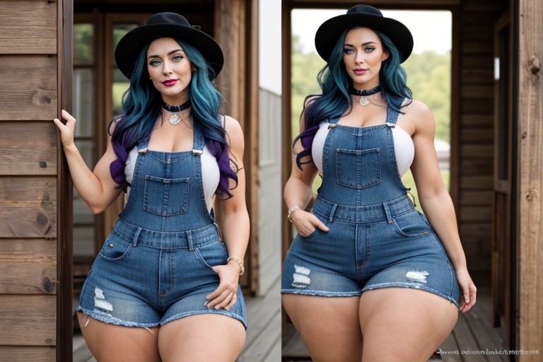 Extremely Large Steroid Arms, Step Mother And, Black Choker AI Porn