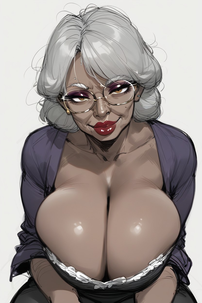 Large Natural Breasts, Bbw, Sly Face Hentai IA