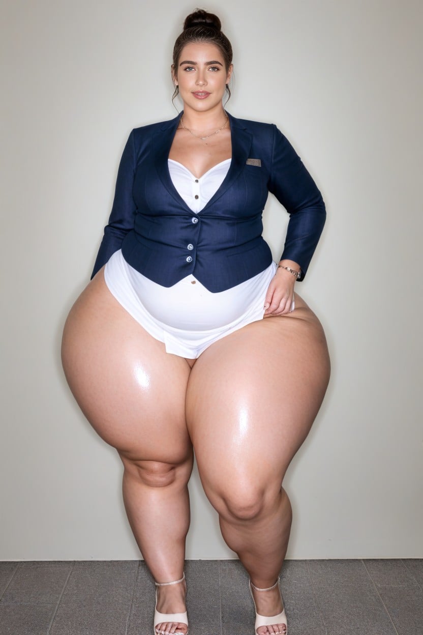 Ssbbw, Massive Hips, Massive Disproportionate Hips AIポルノ