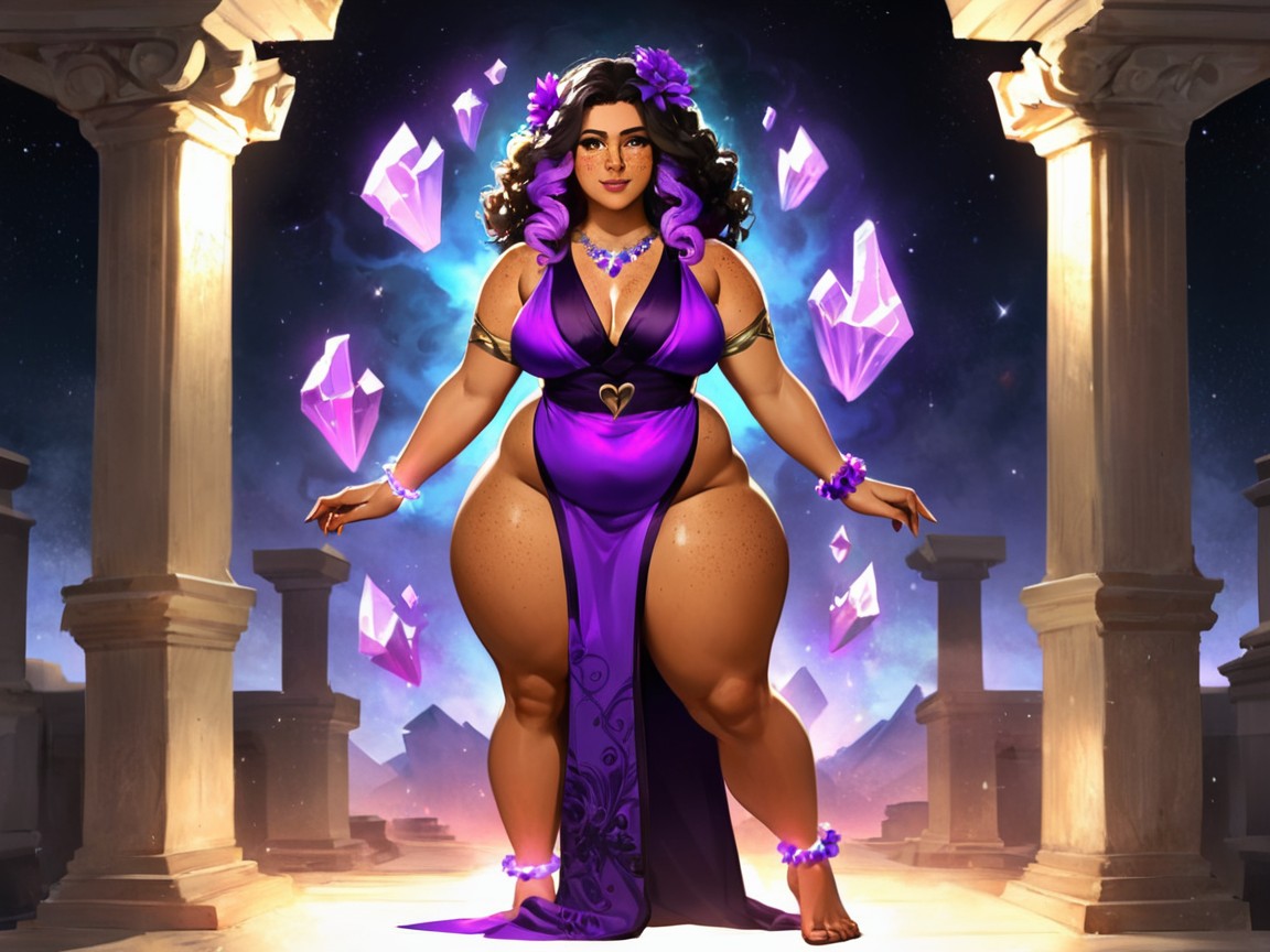Tan Skin, Rounded Hips, Afterimage Latina KI Porno