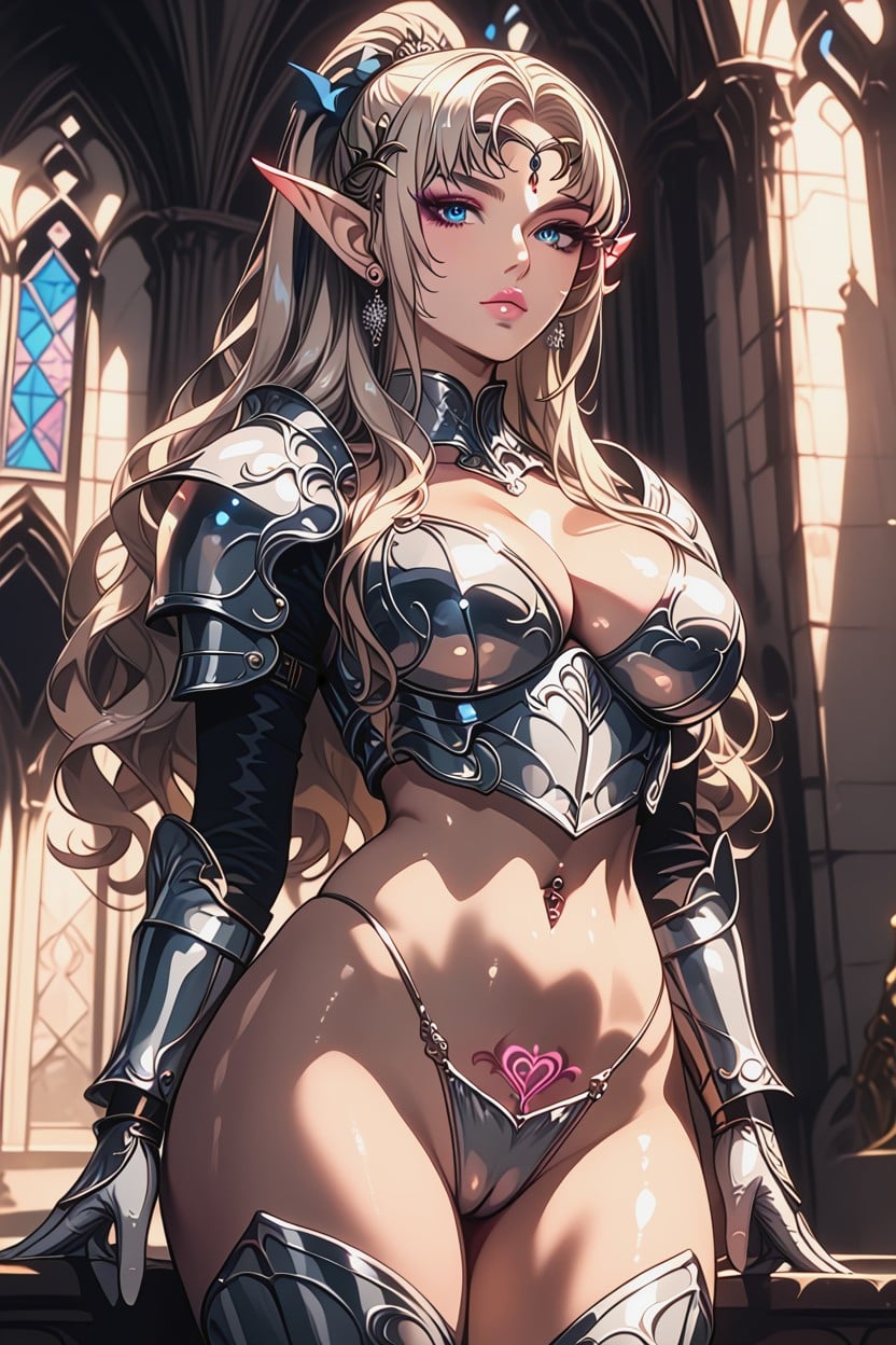 Waist Shot, Straight Hair, Beautiful Eyes Hentai AI Porn