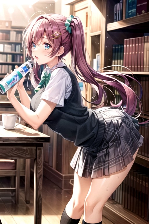 Fellatio, Long Hair, Deep Vaginal Penis Hentai AI Porn