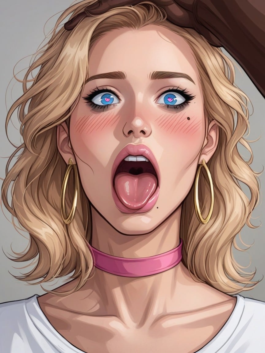Close Up, Messy Hair, Head Grabbed Hentai AI Porn