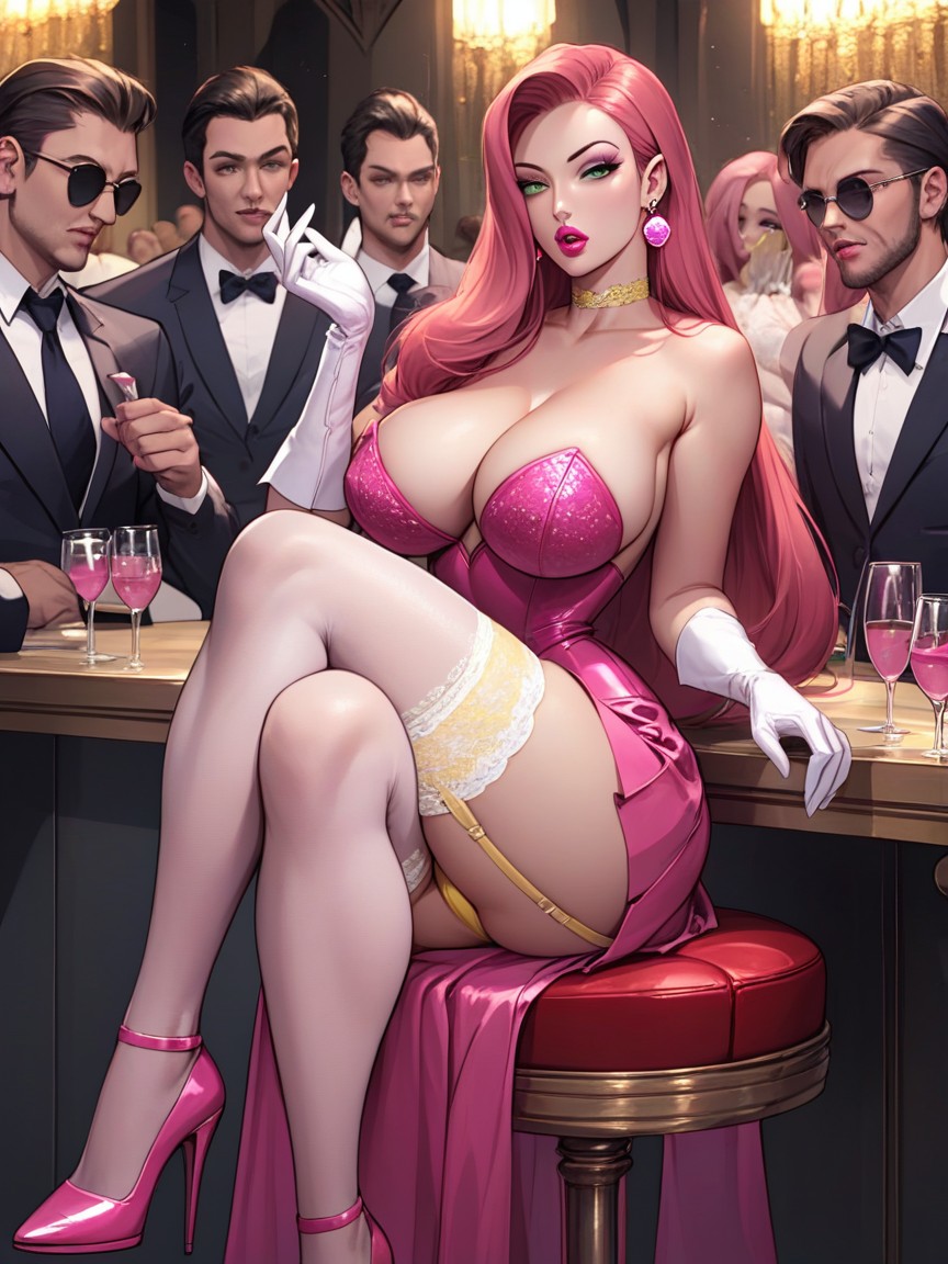 Sexy Body, High Resolution, Long Eyelashes Hentai AI Porn
