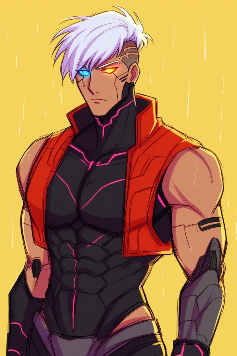 18+, Glowing Eyes, Biceps Hentai AI Porn