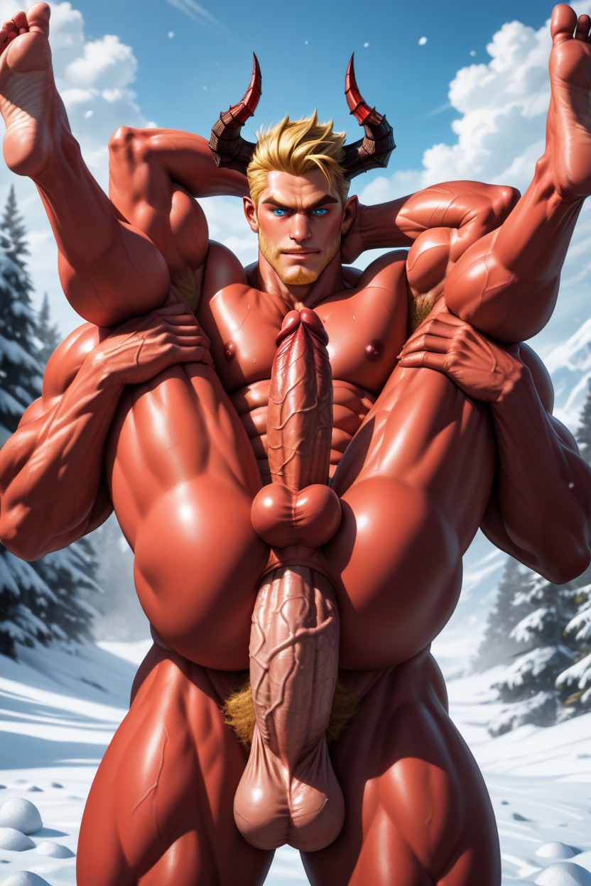 18+, Ice Dildo, Chrismas AI Gay Porn