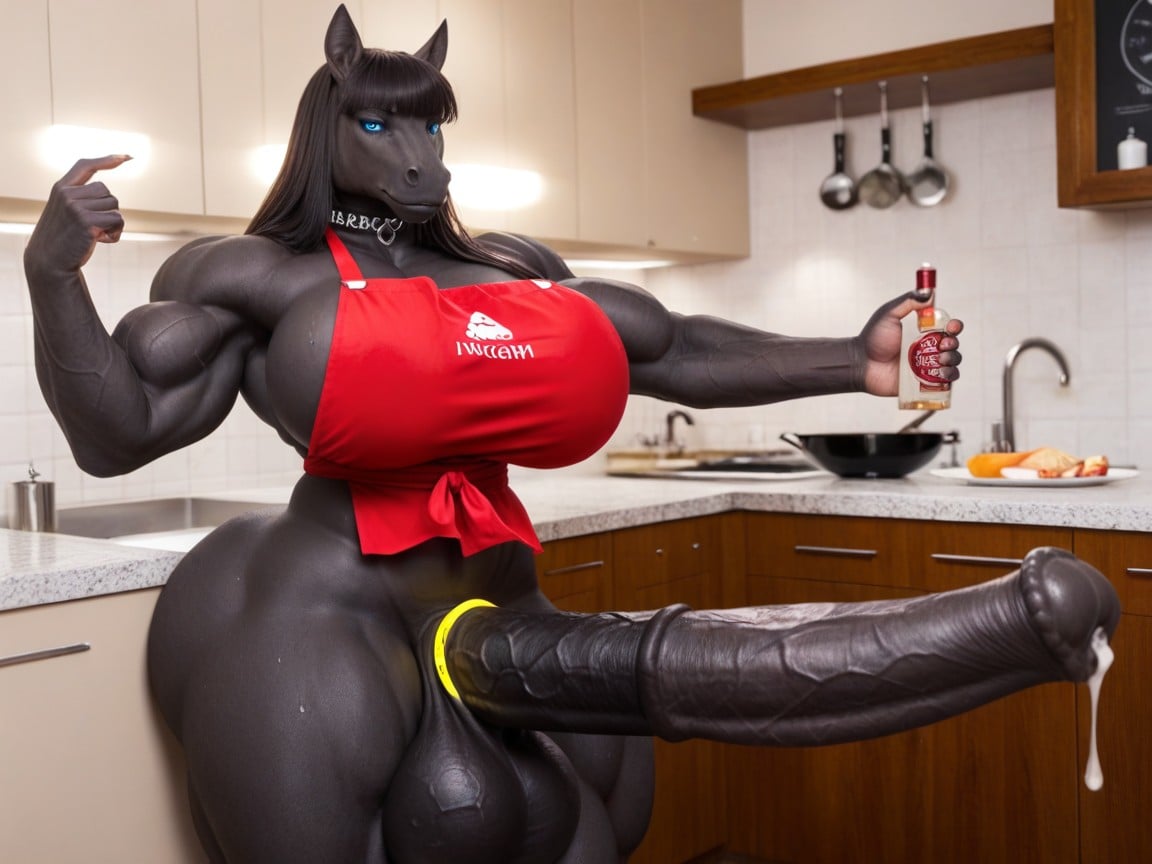 Sweaty, Asura Style, Anthropomorphic Shemale AI Porn