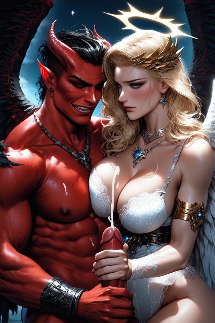 Sad, Two People, Monster Porno IA