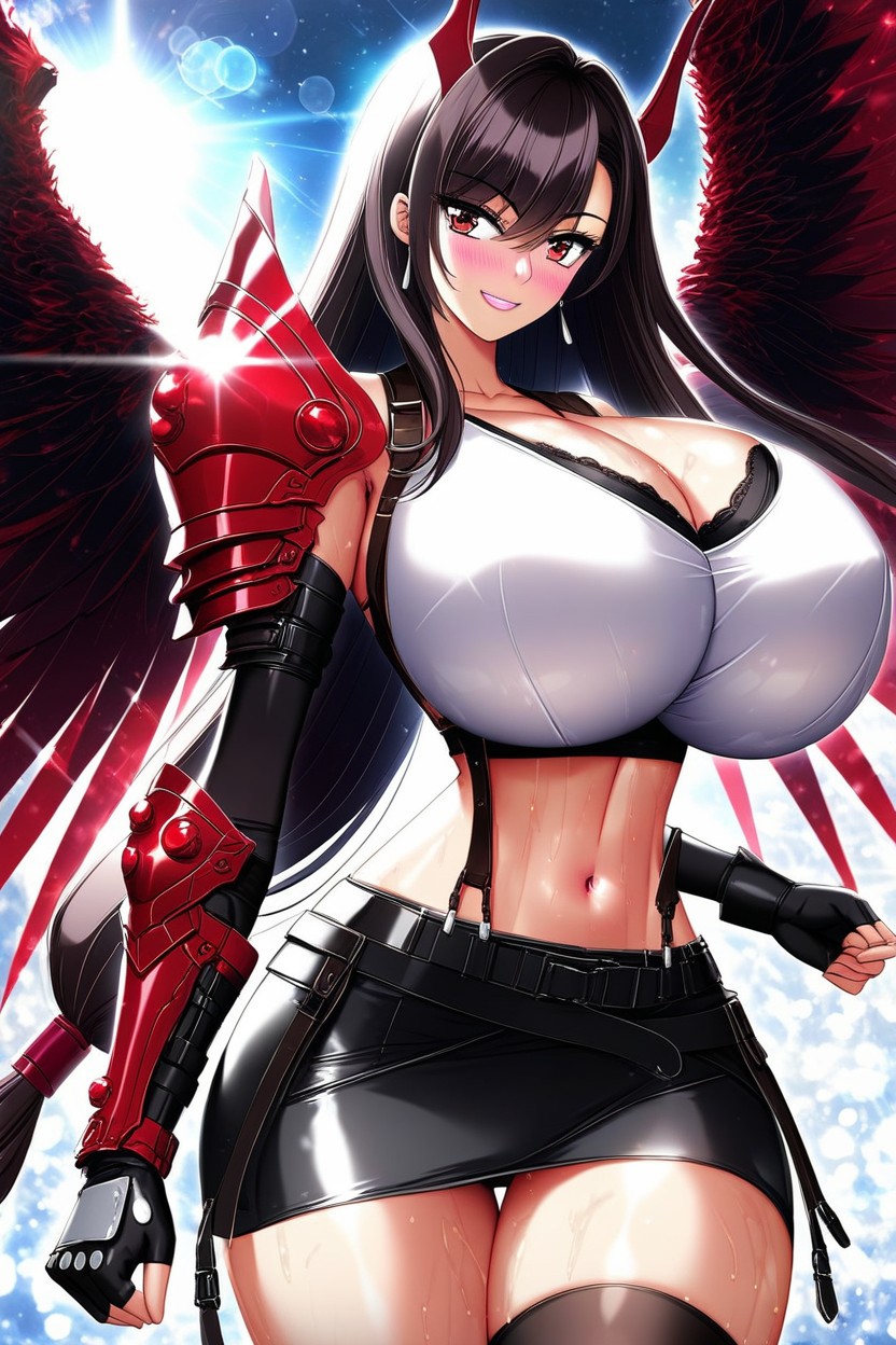 Night, Big Ass, Red Eyes Hentai AI Porn