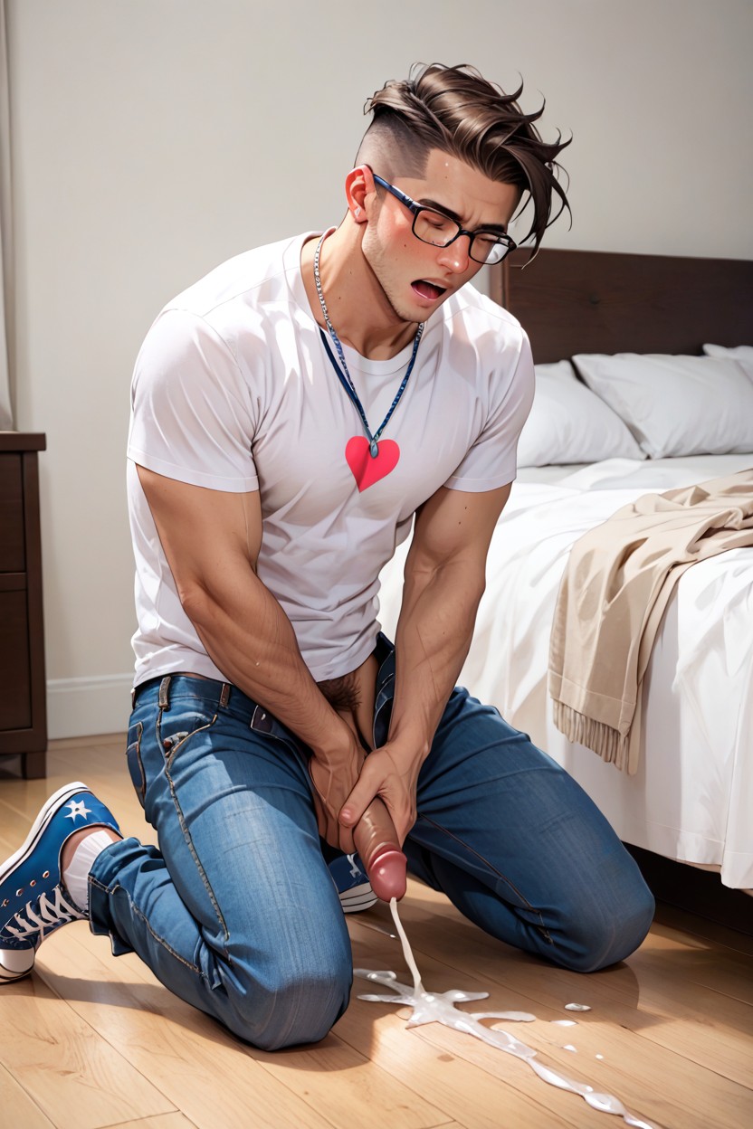 Cock Exposed, 18+, Blushing AI同性恋黄片