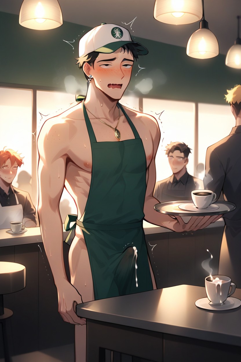 Trembling, 18+, Heavy Breathing Porno IA Gay