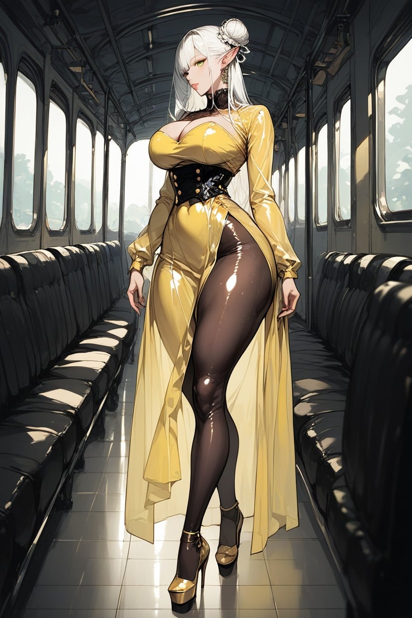 18+, Visible Thighs, Big Round Ass Hentai AI Porn