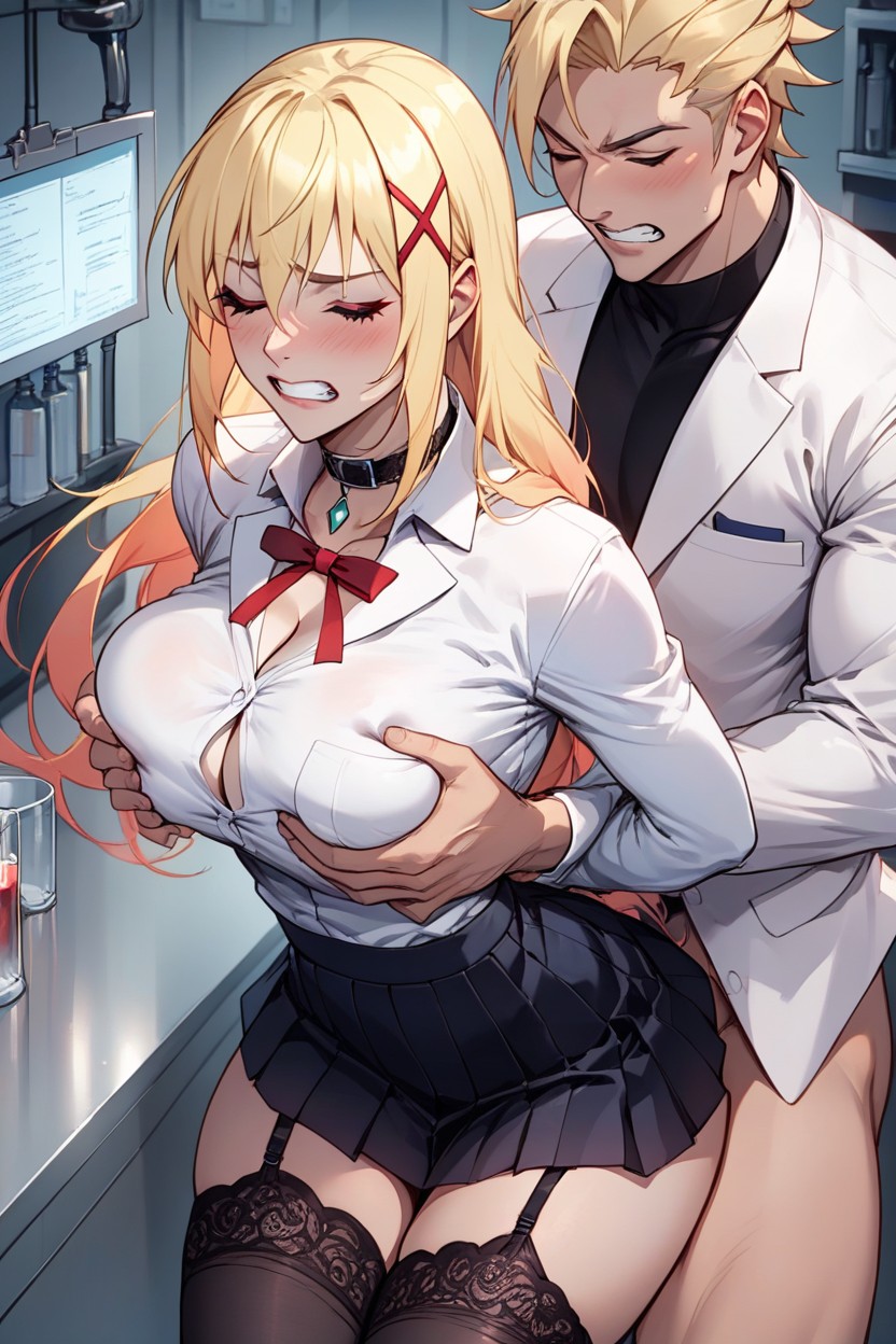Big Ass, Groping Boobs, Hour Glass Figure Hentai AI Porn