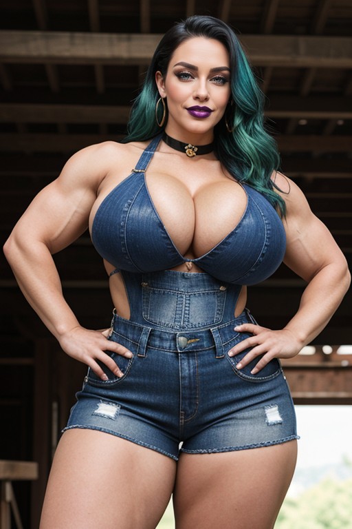 Extremely Large Steroid Arms, Botox Lips, Farm AI Porn
