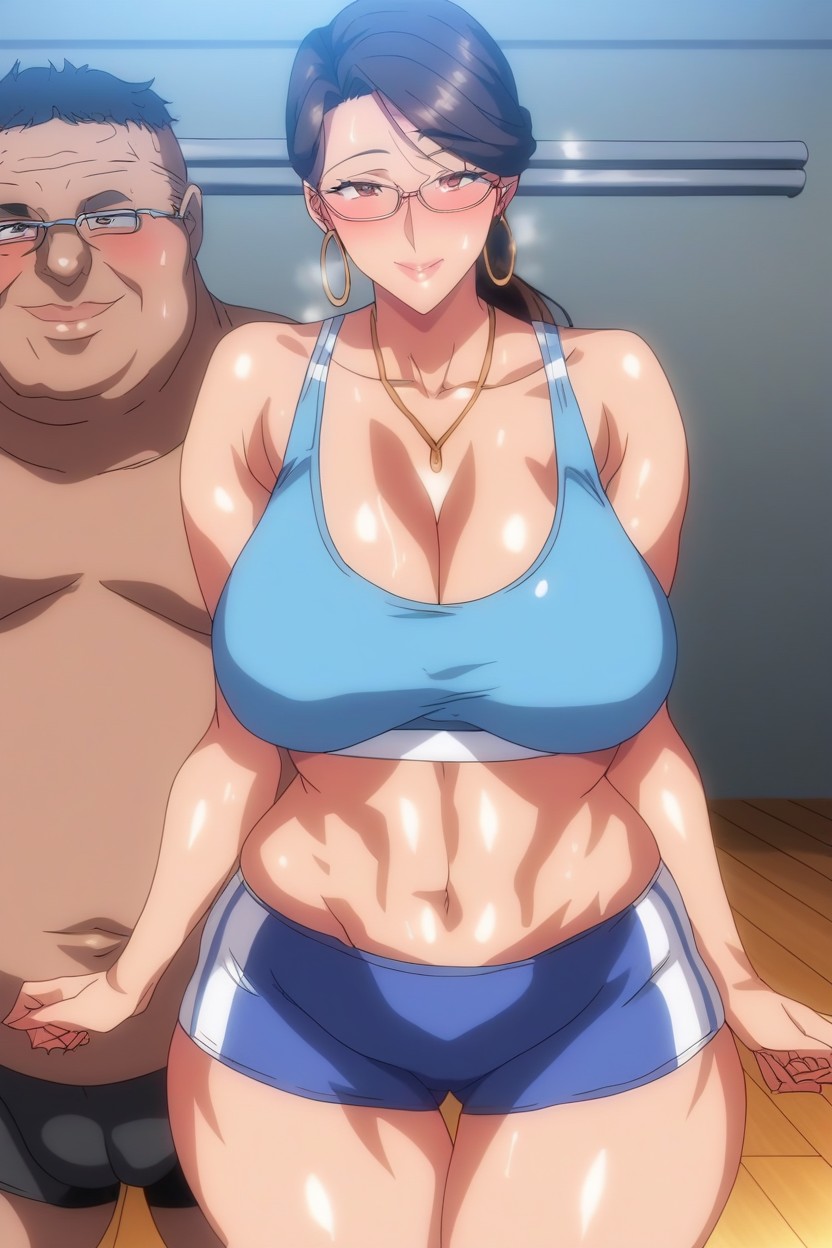 Yoga, Looking At Viewer, Gym Hentai AI Porn