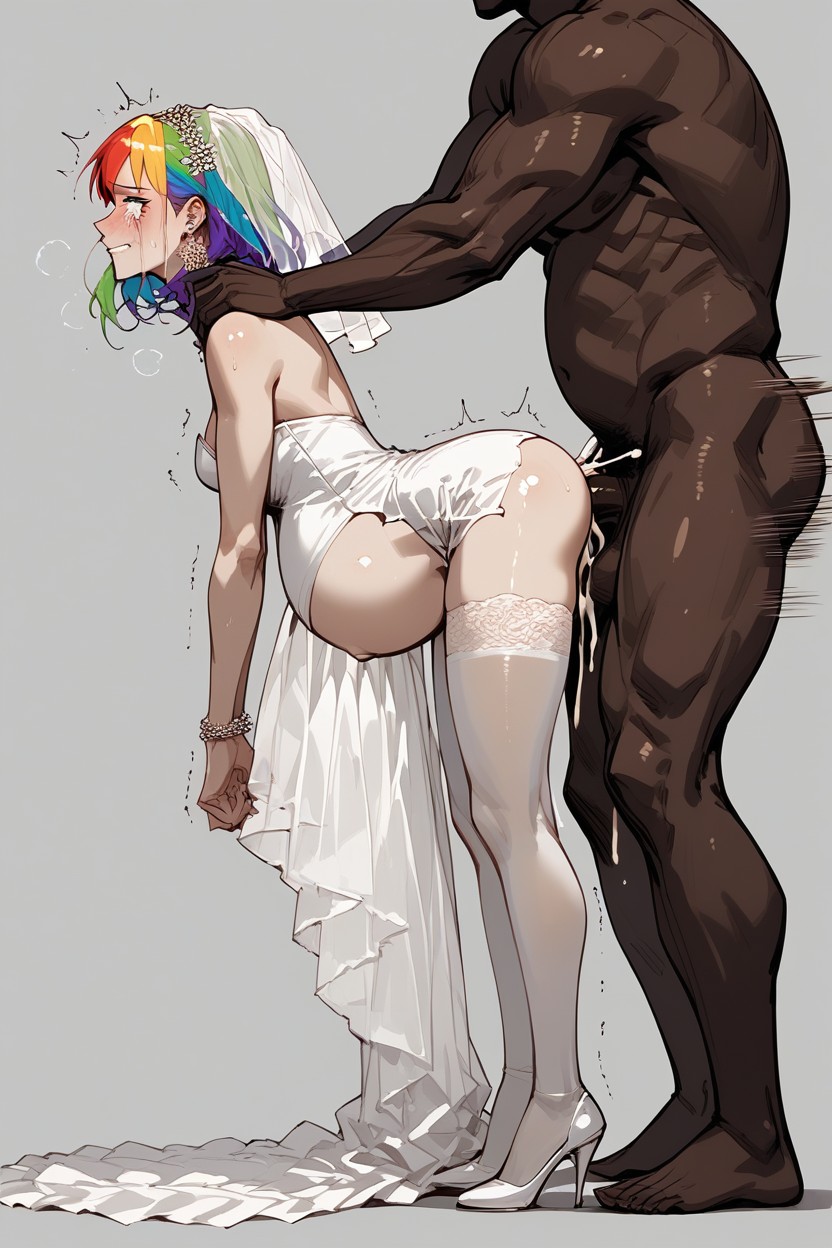 Embarrassed , Skinny, 18+ AI Porn