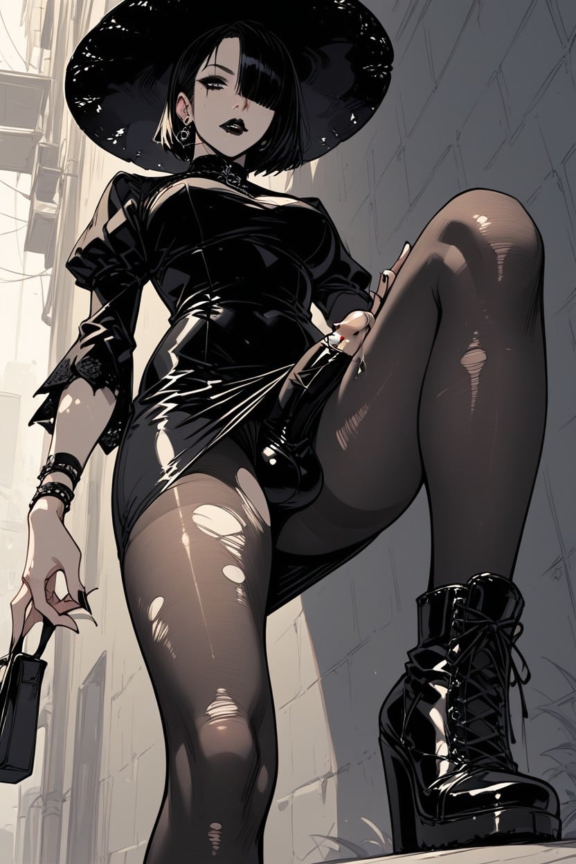 Torn Dress, 상향식, Witch Dress 쉬메일 AI 포르노