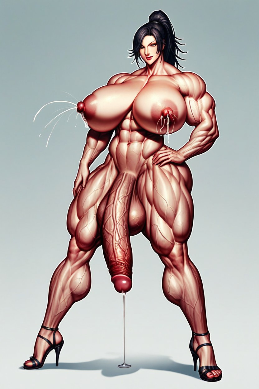 No Balls, Hyper Muscle, Hyper Calves Hentai AI Porn