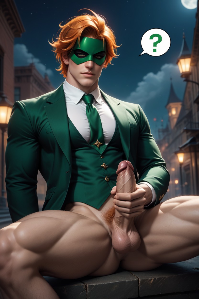 Extremely Large Ass, Large Penis, Gotham City AI Gay Porn