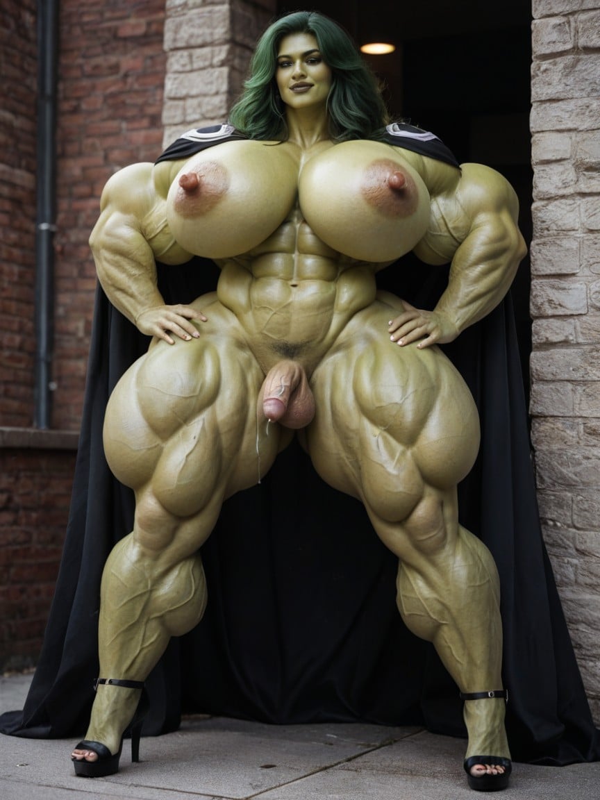 Visible Veins, Veins, Long Nipples Big Nipples Porno IA transsexuelle