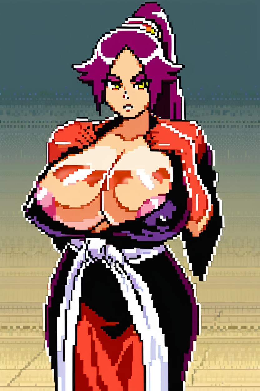 Yoruichi From Bleach, Gleaming Skin, Curvy Female Hentai AI Porn