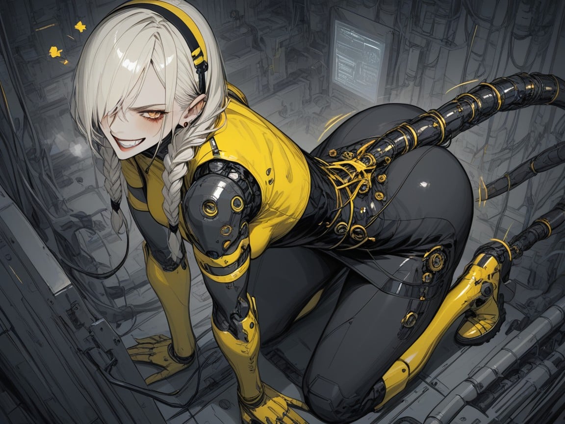 Thick Tail, Robotic Cock Thick Shaft, Auto Tuned Machines Powered Programming Hentai AI Porn