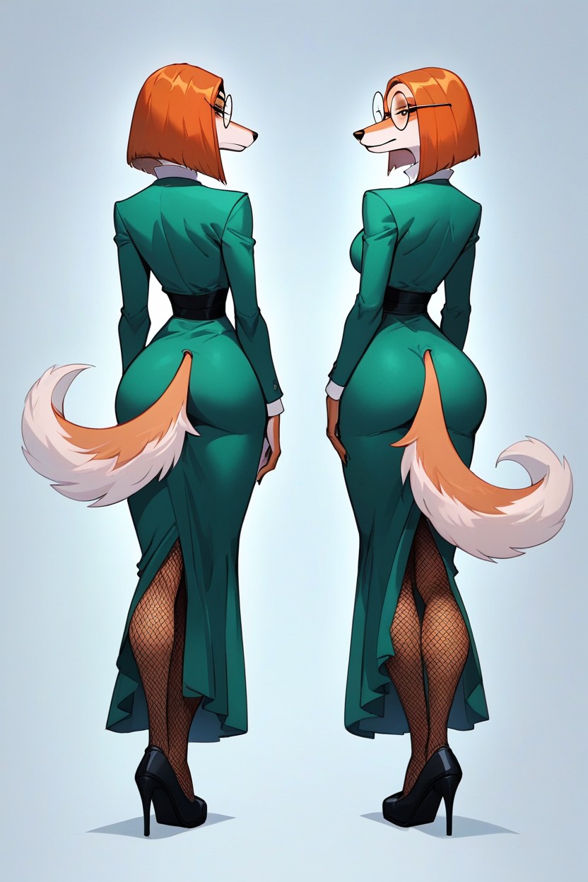 Hair, Rear View, 網狀絲襪 AI獸人黃片