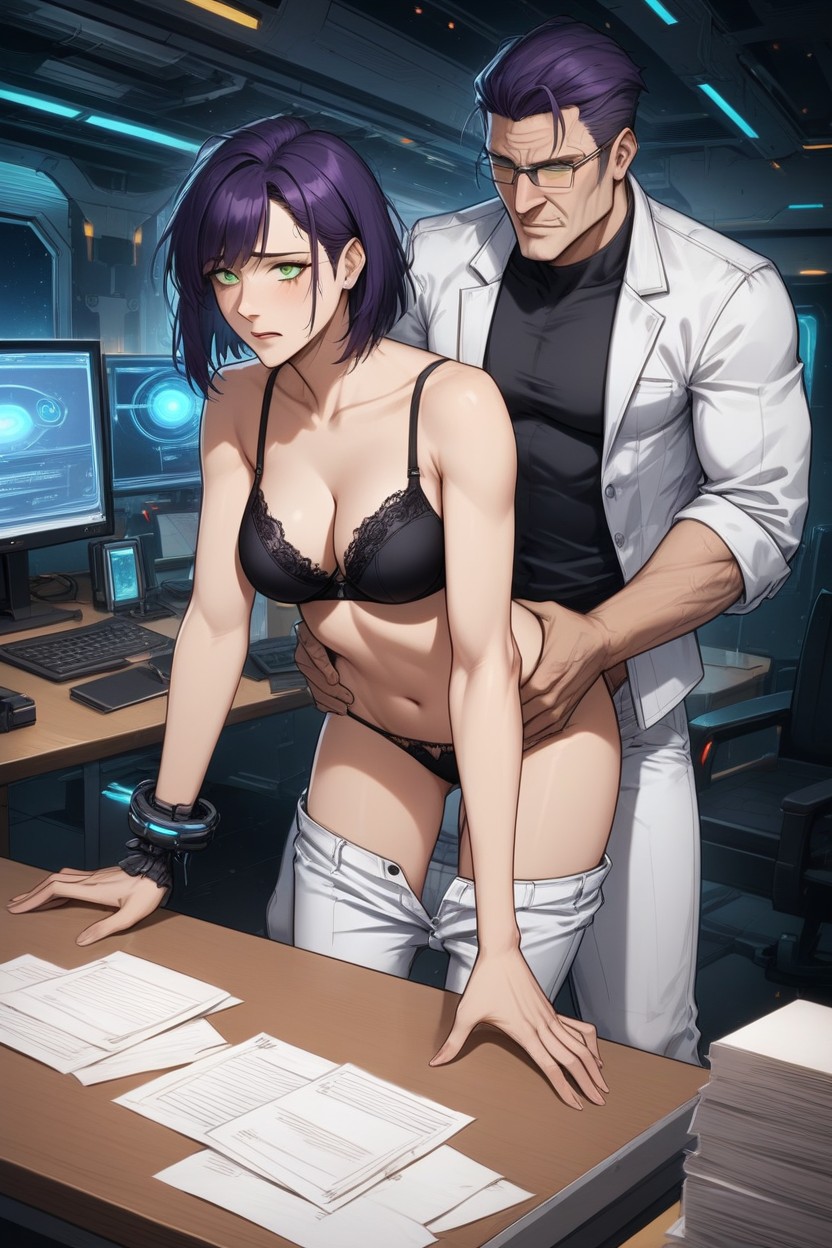 Robot Male Monster Bigger Than Female, Spaceship, Skinny AI Porn