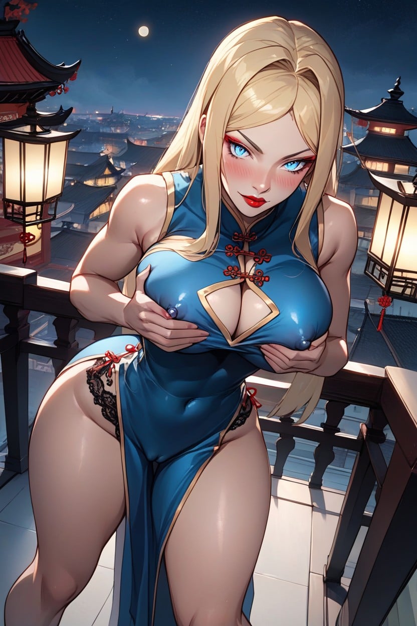 Large Ultra Detailed Eyes, Bow, Tall Hentai AI Porn