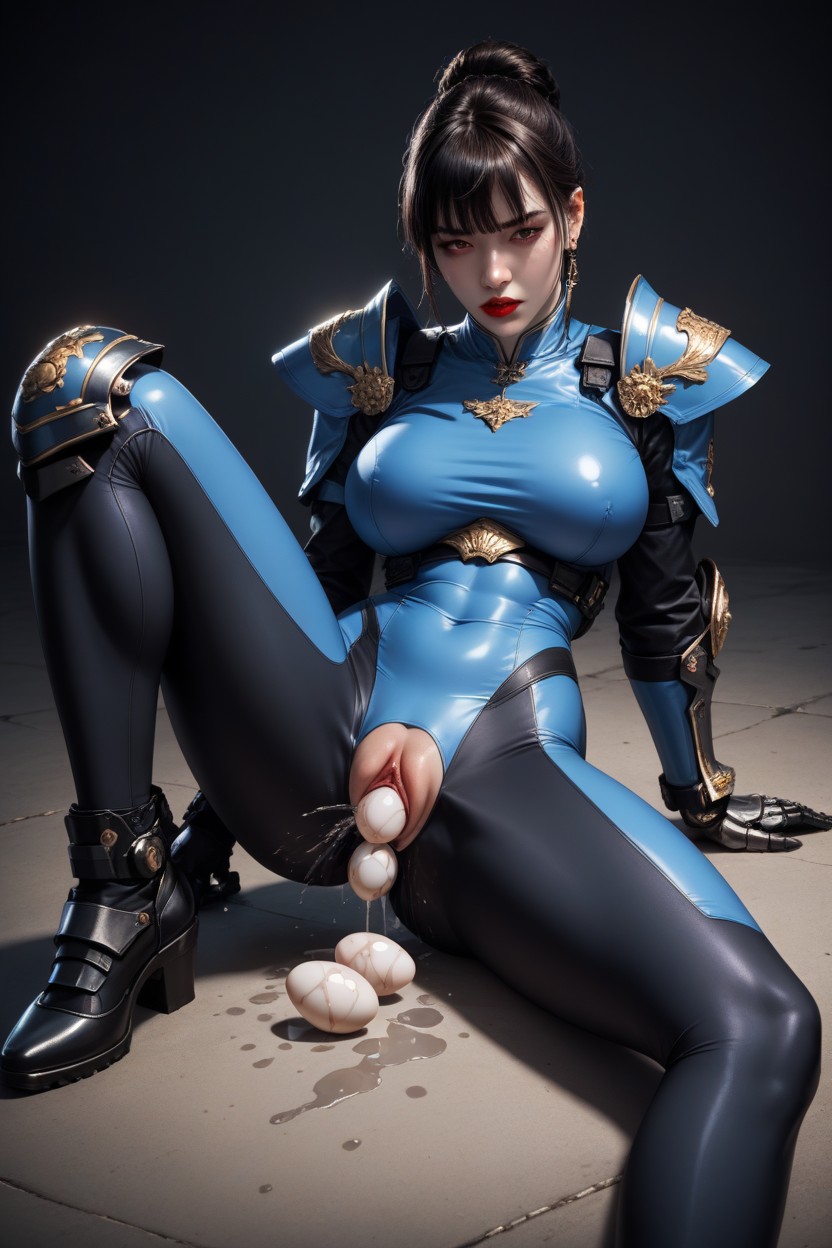 Egg Out, Egg In Vagina, Armor Gloves AI Porn